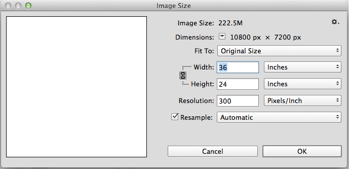 How to resize photoshop image without changing can Adobe